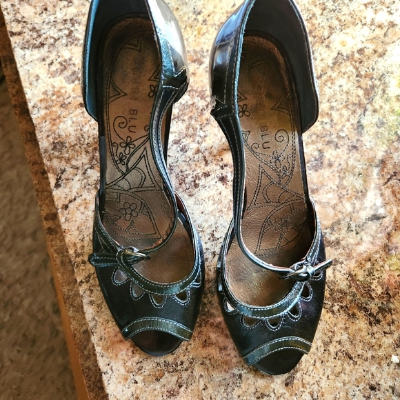 Y2K Women's heels Open Toe Shoe Size 7.5 Y2K Vintage - Picture 6 of 9